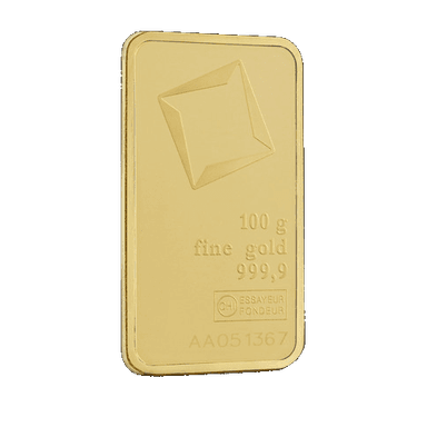 100 gram Valcambi Suisse gold bar