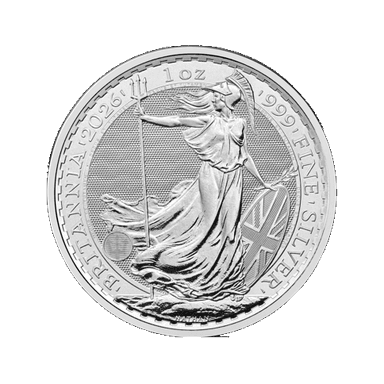 1oz British Britannia silver coin